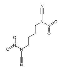 4-[cyano(nitro)amino]butyl-nitrocyanamide结构式