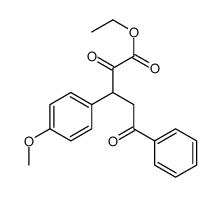 ethyl 3-(4-methoxyphenyl)-2,5-dioxo-5-phenylpentanoate结构式