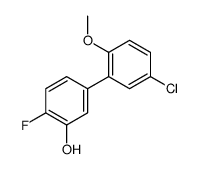 5-(5-chloro-2-methoxyphenyl)-2-fluorophenol结构式