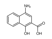 4-Amino-1-hydroxy-2-naphthoic acid Structure