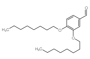 3,4-(二辛基氧)苯甲醛结构式