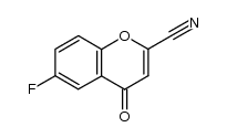 6-Fluoro-2-cyanochromone Structure