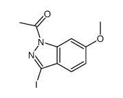 1-(3-Iodo-6-methoxy-1H-indazol-1-yl)ethanone structure