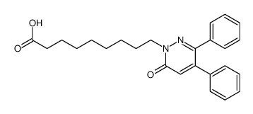 9-(6-oxo-3,4-diphenylpyridazin-1-yl)nonanoic acid Structure