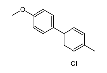 2-chloro-4-(4-methoxyphenyl)-1-methylbenzene结构式