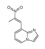 8-(2-nitro-1-propenyl)imidazo<1,2-a>pyridine结构式