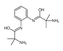 2-amino-N-[2-[(2-amino-2-methylpropanoyl)amino]phenyl]-2-methylpropanamide结构式