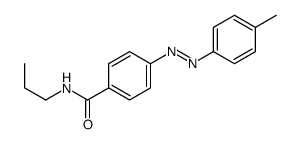 4-[(4-methylphenyl)diazenyl]-N-propylbenzamide Structure