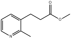 3-(2-Methyl-pyridin-3-yl)-propionic acid methyl ester Structure