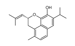 (2R)-2,3-二氢-4-甲基-8-异丙基-2-(2-甲基-1-丙烯-1-基)萘并[1,8-BC]吡喃-9-醇图片