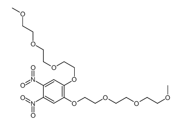 1,2-BIS{2-[2-(2-METHOXYETHOXY)ETHOXY]ETHOXY}-4,5-DINITROBENZENE Structure