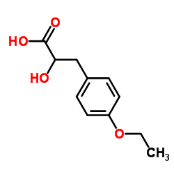 Benzenepropanoic acid, 4-ethoxy-alpha-hydroxy- (9CI)结构式