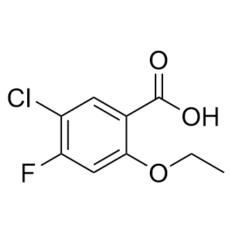 5-Chloro-2-ethoxy-4-fluorobenzoic acid Structure