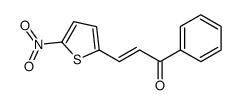 3-(5-nitrothiophen-2-yl)-1-phenylprop-2-en-1-one结构式