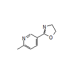 2-(6-甲基吡啶-3-基)-4,5-二氢噁唑结构式