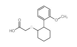 2-[2-(2-methoxyphenyl)cyclohexyl]sulfanylacetic acid picture