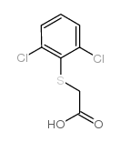 (2,6-二氯苯基硫)乙酸结构式