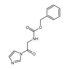 N-Benzyloxycarbonylglycine imidazolide Structure