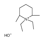 (2S,6R)-1,1-diethyl-2,6-dimethylpiperidin-1-ium,hydroxide structure