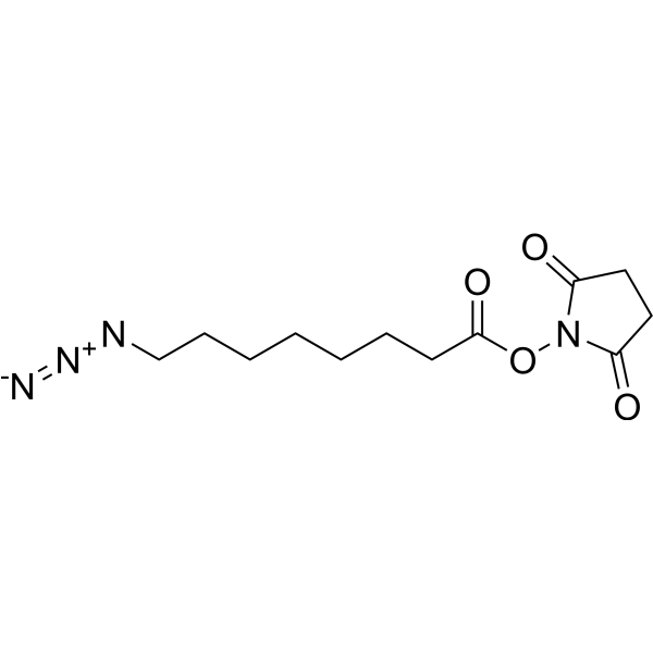 8-Azido-octanoyl-OSu结构式