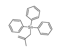 (2-Methylallyl)triphenylstannane Structure