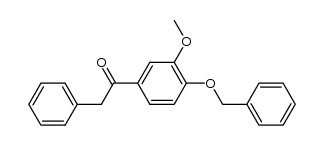 1-(4-benzyloxy-3-methoxyphenyl)-2-phenyl-ethanone Structure