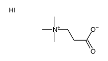 2-carboxyethyl(trimethyl)azanium,iodide Structure