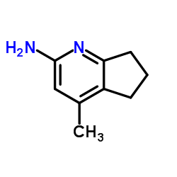 5H-Cyclopenta[b]pyridin-2-amine,6,7-dihydro-4-methyl-(9CI)结构式