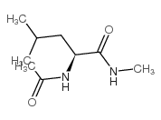 乙酰基-L-亮氨酸甲基酰胺结构式