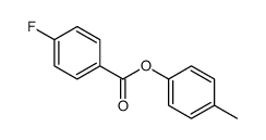 (4-methylphenyl) 4-fluorobenzoate Structure