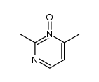 Pyrimidine, 2,4-dimethyl-, 3-oxide (8CI,9CI) structure