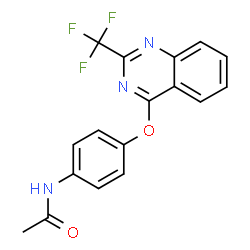 N-(4-([2-(TRIFLUOROMETHYL)-4-QUINAZOLINYL]OXY)PHENYL)ACETAMIDE picture