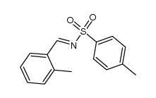 N-[((2-methylphenyl)methylene)]-4-methylbenzenesulfonamide Structure