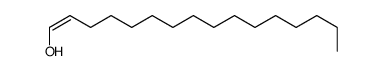 (E)-hexadec-1-en-1-ol Structure