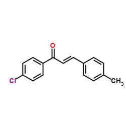 (2E)-1-(4-Chlorophenyl)-3-(4-methylphenyl)-2-propen-1-one Structure