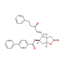 [1,1'-Biphenyl]-4-carboxylic acid (3aR,4R,5R,6aS)-hexahydro-2-oxo-4-[(1E)-3-oxo-5-phenyl-1-pentenyl]-2H-cyclopenta[b]furan-5-yl ester picture