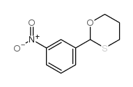 2-(3-nitrophenyl)-1,3-oxathiane结构式