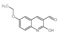 6-ethoxy-2-oxo-1H-quinoline-3-carbaldehyde structure