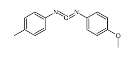 N-(4-methoxyphenyl)-N'-(4-methylphenyl)carbodiimide Structure