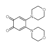 3,4-dimorpholin-4-ylcyclohexa-2,4-diene-1,6-dione结构式