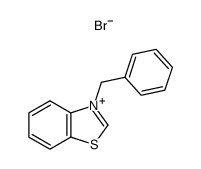 3-benzylbenzothiazolium bromide结构式