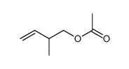 2-methyl-3-buten-1-yl acetate结构式