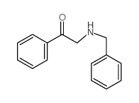 Ethanone,1-phenyl-2-[(phenylmethyl)amino]-结构式