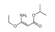 propan-2-yl 3-amino-3-ethoxyprop-2-enoate结构式