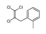 1-methyl-2-(2,3,3-trichloroprop-2-enyl)benzene Structure