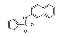 N-naphthalen-2-ylthiophene-2-sulfonamide Structure