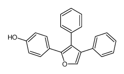 4-(3,4-diphenylfuran-2-yl)phenol Structure