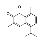 3,8-Dimethyl-5-isopropyl-1,2-naphthoquinone结构式