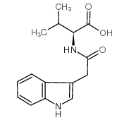 N-(3-Indolylacetyl)-L-valine structure