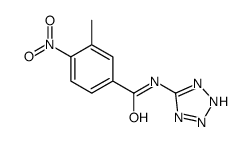 Benzamide, 3-methyl-4-nitro-N-1H-tetrazol-5-yl- (9CI)结构式